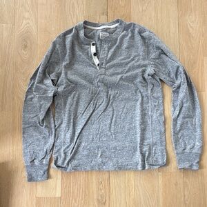 rag & bone Heather Gray Long Sleeve Henley